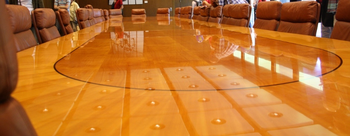 Kabinettstisch im Bundeskanzleramt