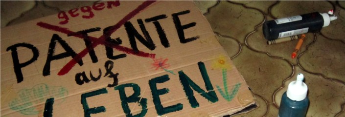 Gegen Patente auf Leben | CC Zero