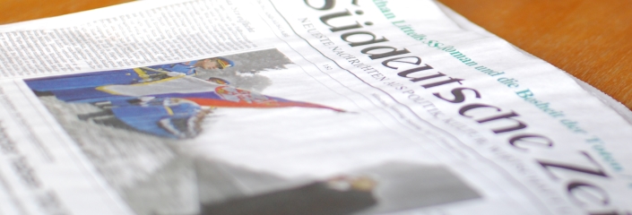 Foto einer Printausgabe der SZ (Thomas Angermann - CC-BY-SA)