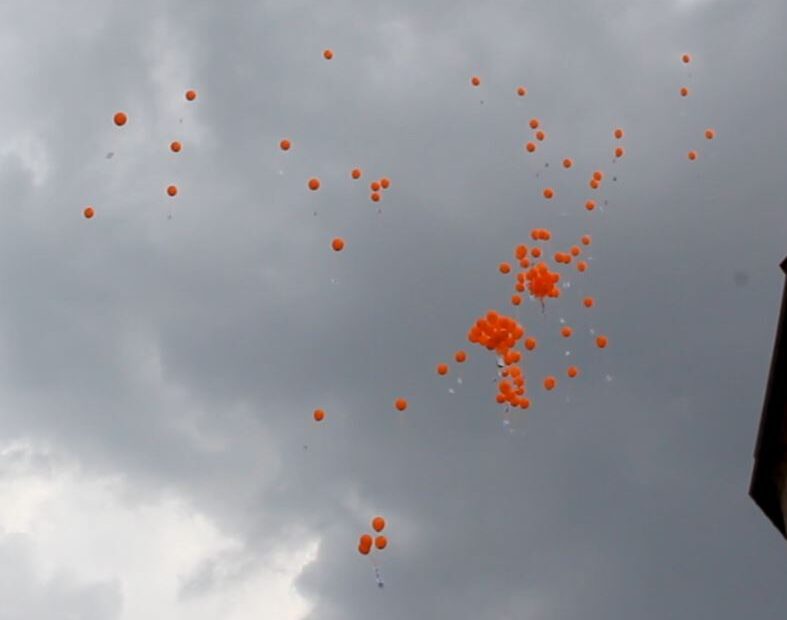 Luftballons gegen Droneneinsatz