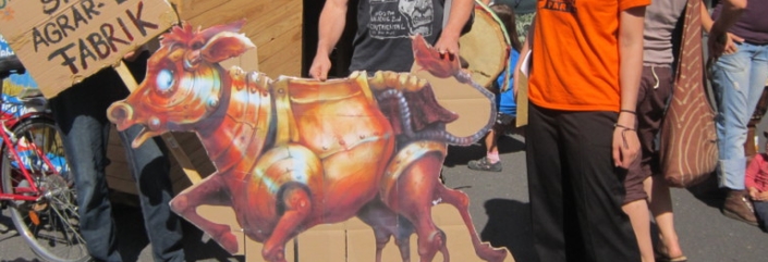 Der Kampf gegen die Roboterkuh